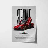 33 Stradale Car Poster