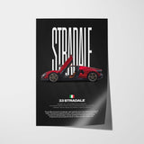 33 Stradale Car Poster