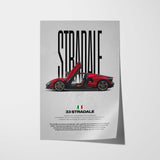 33 Stradale Car Poster