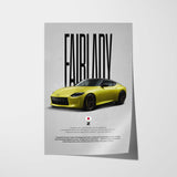 Fairlady Z Car Poster
