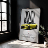 Fairlady Z Car Poster