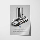 One1 Car Poster