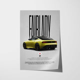 Fairlady Z Car Poster