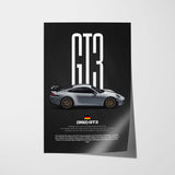 GT3 Car Poster