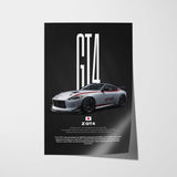 Z GT4 Car Poster