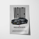 Wraith Black Arrow Car Poster