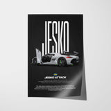 Jesko Attack Car Poster