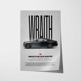 Wraith Black Arrow Car Poster