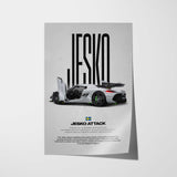 Jesko Attack Car Poster