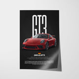 911.2 GT3 Car Poster