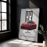 911.2 GT3 Car Poster