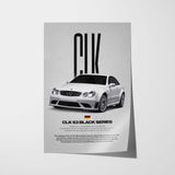 CLK 63 AMG Black Series Car Poster