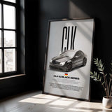 CLK 63 AMG Black Series Car Poster