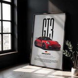 911.2 GT3 Car Poster