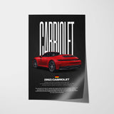 992 Cabriolet Car Poster
