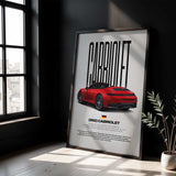 992 Cabriolet Car Poster