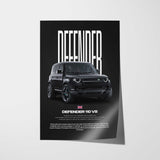 Defender 110 V8 Car Poster