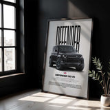 Defender 110 V8 Car Poster