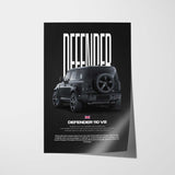 Defender 110 V8 Car Poster