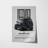 Defender 110 V8 Car Poster