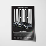 Lamborghini Autentica Poster