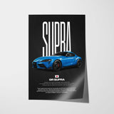 GR Supra Car Poster