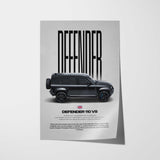 Defender 110 V8 Car Poster