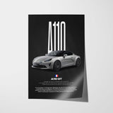 A110 GT Car Poster