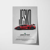 Jesko Attack Car Poster