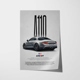 A110 GT Car Poster