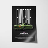 Flying Spur Car Poster