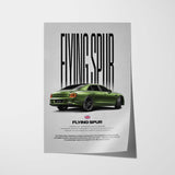 Flying Spur Car Poster