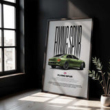 Flying Spur Car Poster