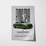 Flying Spur Speed Car Poster