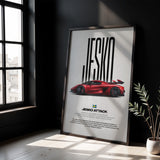 Jesko Attack Car Poster