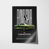Flying Spur Speed Car Poster