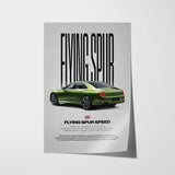 Flying Spur Speed Car Poster