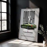 Flying Spur Speed Car Poster