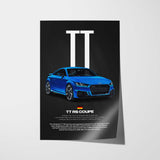 TT RS Coupe Car Poster