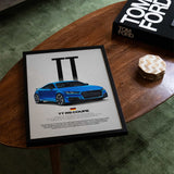 TT RS Coupe Car Poster