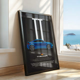 TT RS Coupe Car Poster