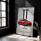 TT RS Coupe Car Poster