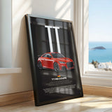 TT RS Coupe Car Poster