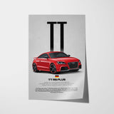 TT RS Plus Car Poster