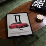 TT RS Plus Car Poster