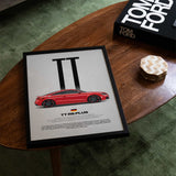 TT RS Plus Car Poster