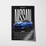 Nissan GT-R Poster