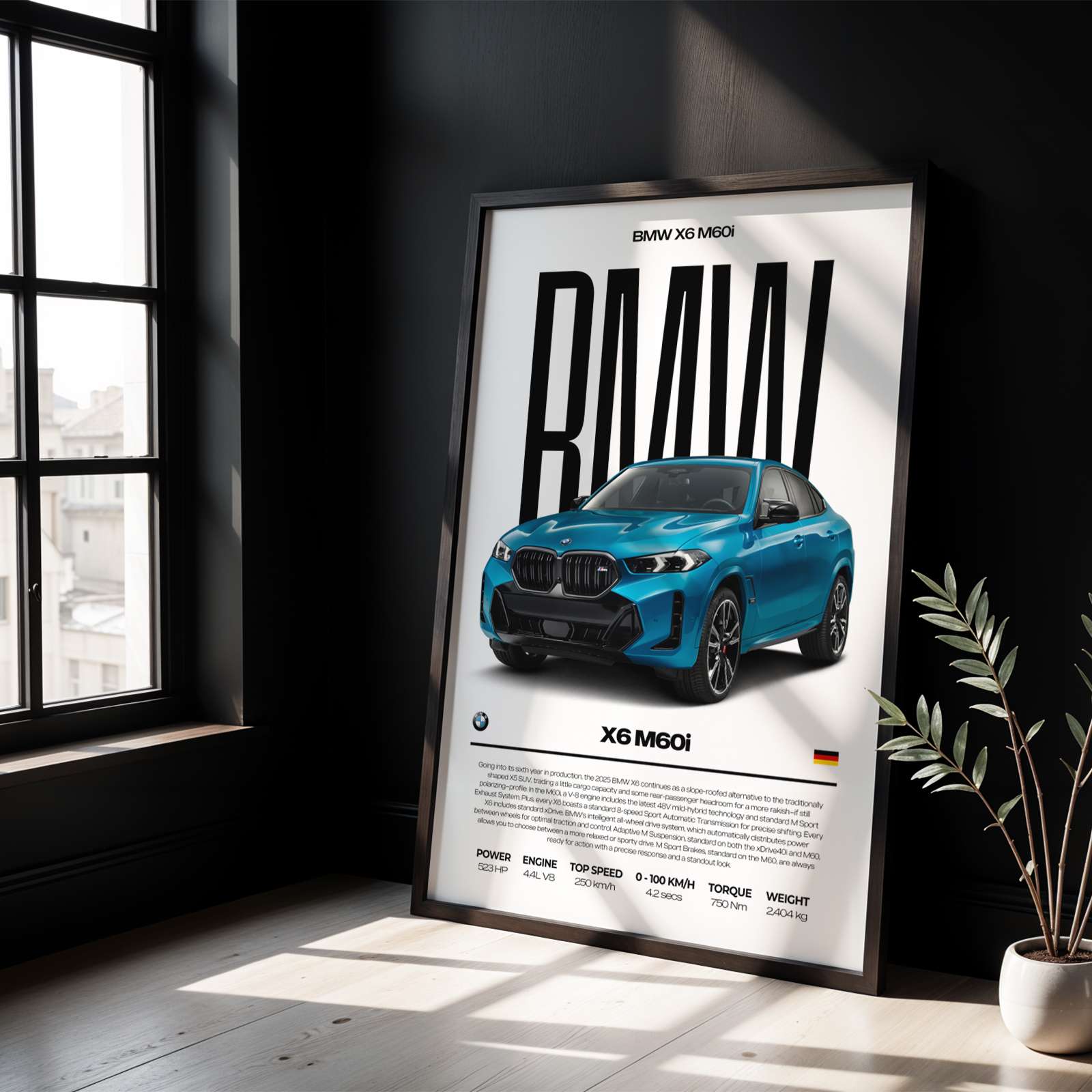 BMW X6 M60i Poster