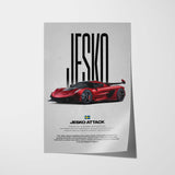 Jesko Attack Car Poster