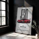 Jesko Attack Car Poster